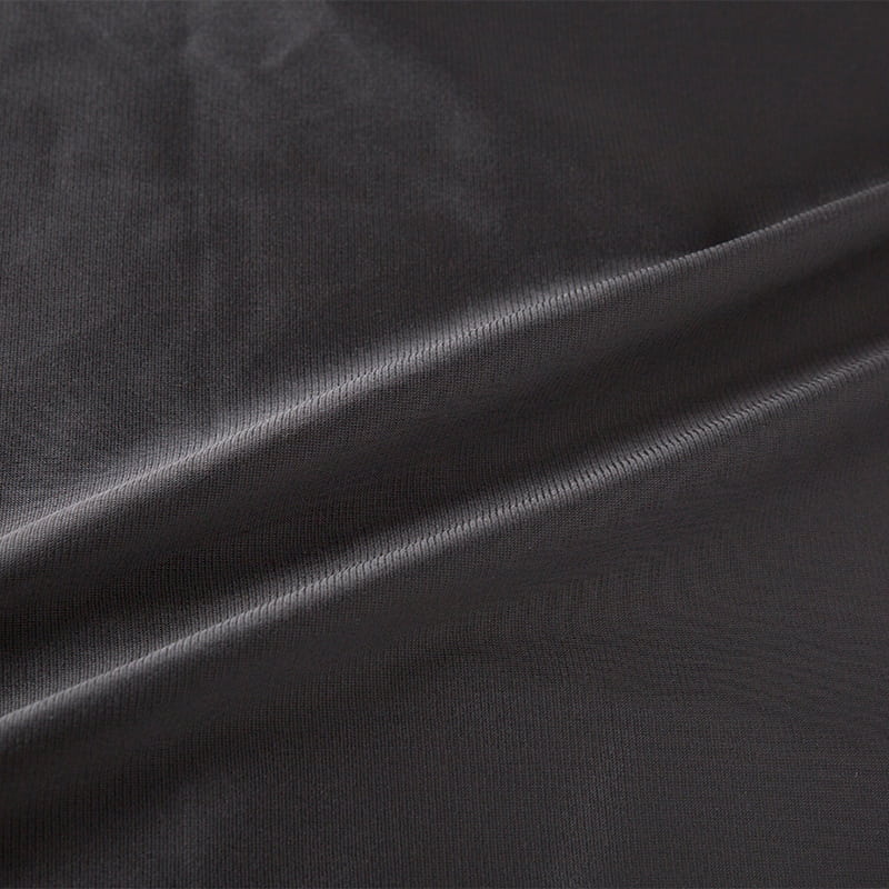DM6A4837 150-160 gsm Morbido tessuto in velluto mercerizzato tricot per abbigliamento sportivo